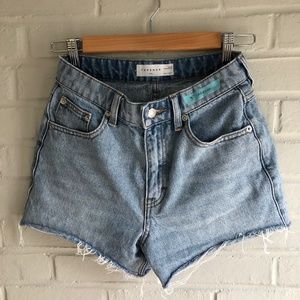 Top shop jean shorts